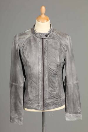 Fashion skindjakke i vintage look str. 36