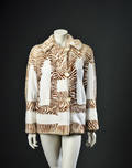 Saga Mink. Pels af Pearl mink med zebra print. Str. 38 