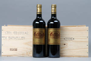 12 fl. Chateau Batailly, 5. Cru Classe. Årgang 2006 OWC