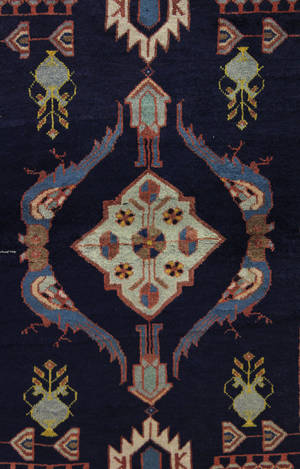 Persisk handknuten Figural Hamadan