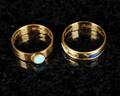 Ringar 18K Guld 1900-tal 2 st