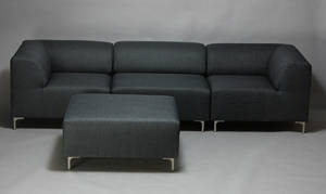 Modulsofa, 3-pers. sofa med chaiselong. Model Ibiza, Udstillingsmodel 