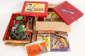Parti byggsatser, Meccano, m.m.