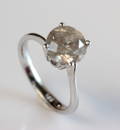 Solitaire ring, ca. 2.63 ct.