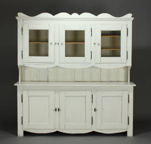 Vitrineskab  skænk med overdel