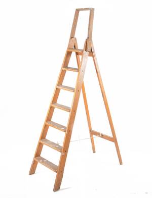 Äldre trästege. 