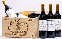 12 bts. Château Pichon Longueville Comtesse, Pauillac. 2. Cru Classé 2006 A hfin. Owc.