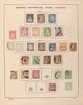 Schweiz. 1850-1964. Ældre samling i skruebind med bedre iblandt. Se fotoudsnit