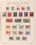 Schweiz. 1940´erne -1970´erne. Postfrisk samling i Schaubek-album med bl.a. bedre Tjeneste m.m. Se fotoudsnit