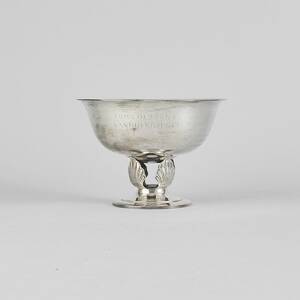 Skål, silver. Diameter 17