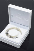 Christina Watches, armring med 11 charms, sterling sølv