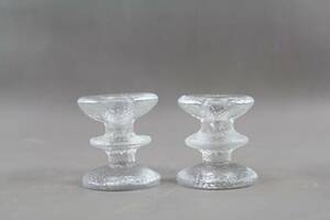 Ljusstakar Iittala Festivo Timo Sarpaneva sign TS 2 st 