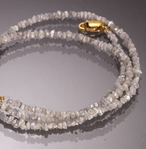 Rådiamant halskæde, ca. 20.51 ct