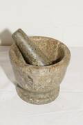 Marmormortel med hel tekel, D 15 cm