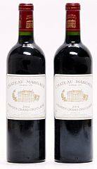2 bts. Château Margaux, Margaux. 1. Cru Classé 2004 A hfin.