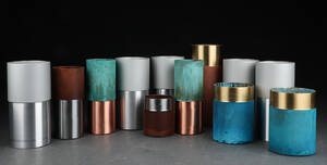 Lex Pott for Tradition. Samling vaser model, True Colour 12