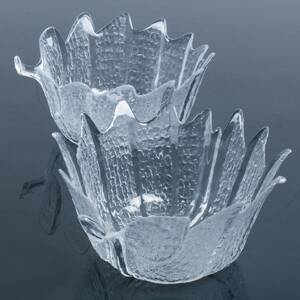 SKÅLAR, ett par, Eden, Lars Hellsten, Orrefors