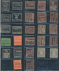 FRIMÆRKEPENGE. Planche med 27 stk. Alle forskellige