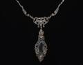 Halsband med hänge, silver, 1900-taletsförst ahälft