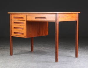 Skrivebord af teaktræ, 1960erne