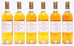 12 bts. Château Rieussec, Sauternes. 1. Cru Classé 2003 A hfin. Owc.