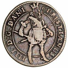 Christian IV, krone, H 127, pudset