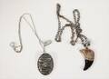 Halsband med hängen 2st, sterlingsilver