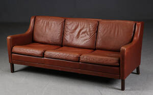Tre-personers lædersofa