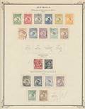 Australien. 1913-1980. Samling i Schaubek-album med bl.a. mange Kængurogeorge-udgaver og fremefter fint besat. Se fotoudsnit