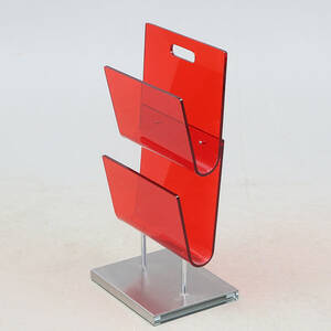 TIDNINGSSTÄLL, plastmetall, modernt.