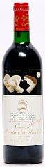 1 bt. Château Mouton Rothschild, Pauillac. 1. Cru Classé 1986 A-AB bn.