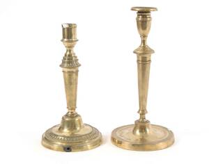 Ljusstakar 2st, 1800-tal