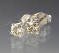 Par brillant ørestikker ca. 0.61 ct.