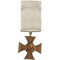 Det Danske Spejderkorps, Livredningsmedaille u. år, bronce med bånd, 3  3 cm