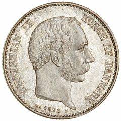 2 kr 1876, H 13A, patina