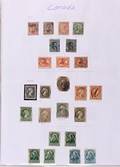 Canada. 1859-1960. Samling i ringbind med bedre iblandt. Se fotoudsnit