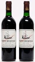 2 bts. Château Beychevelle, Saint - Julien. 4. Cru Classé 1989 AB ts.