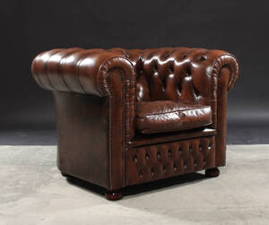 Chesterfield lænestol.