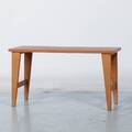 PALL teak, mässingsbeslag, 69x29cm h38cm