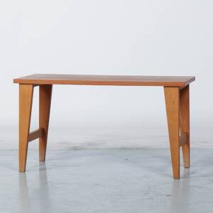 PALL teak, mässingsbeslag, 69x29cm h38cm