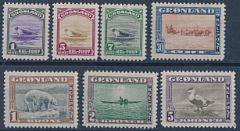 1945. Amerikaudgave. 7 ubrugte værdier.