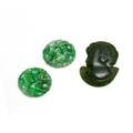 Tre figurer af udskåret jade. L. 2-3,5 cm. 3