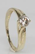 Solitairering, ca. 0.60 ct.