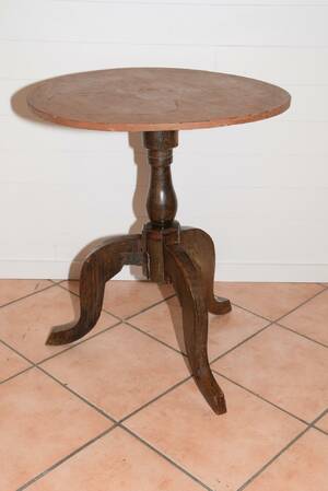 Pelarbord, D 45 cm, H 65 cm
