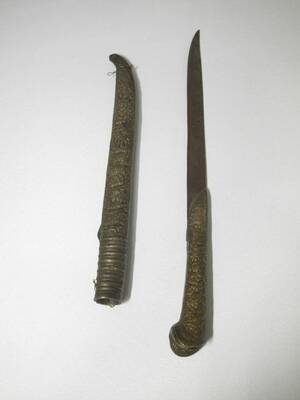 Kniv, orientalisk. 