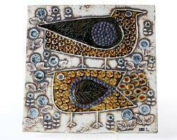 LISA LARSON, VÄGGPLAKETT