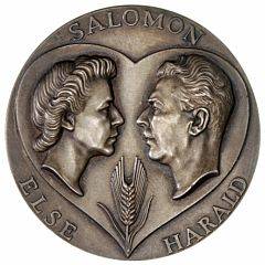 Salomon, Harald  Else, 1925 - 1950, Harald salomon, Ag, 38 mm, 31,55 g, ER 39