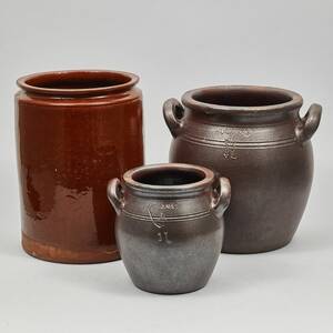 Syltkrukor, 3 st. bla. Höganäs