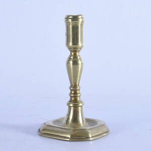 LJUSSTAKE, brons, 1700-tal.