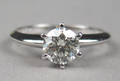 Solitairering  Ca. 0.90 ct.